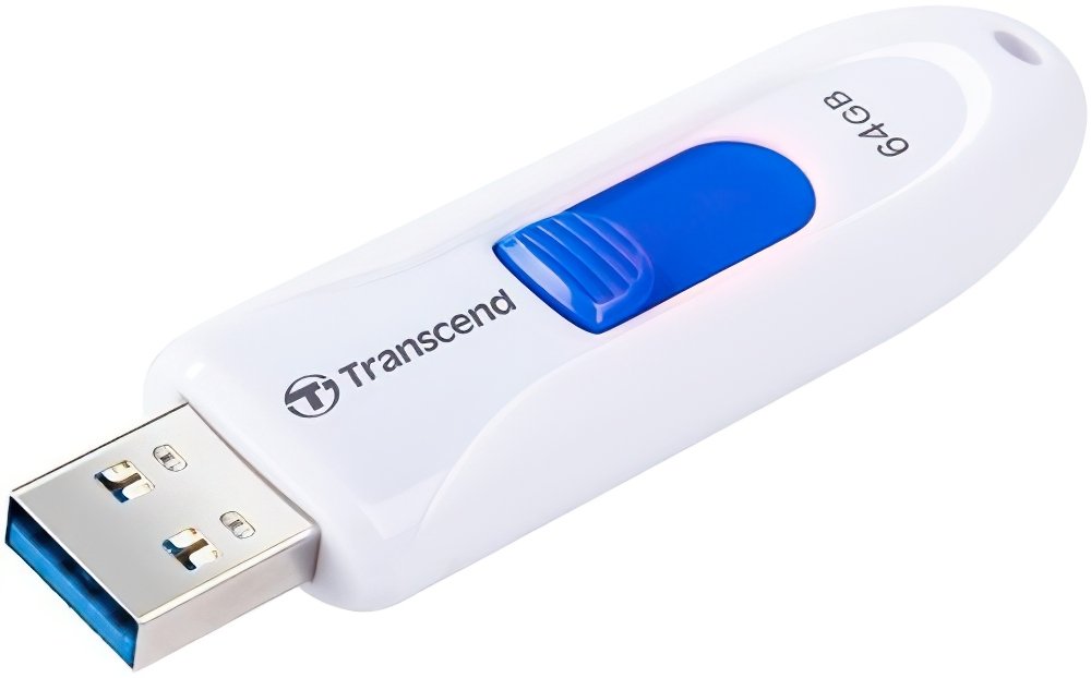 USB-накопичувач 64GB TRANSCEND JetFlash 790 USB 3.0 White (TS64GJF790W) · 4