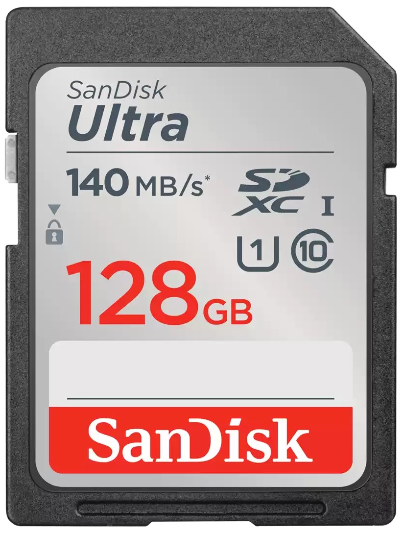 Карта пам'яті SANDISK 128GB SDXC C10 UHS-I Ultra (SDSDUNB-128G-GN6IN) в Києві