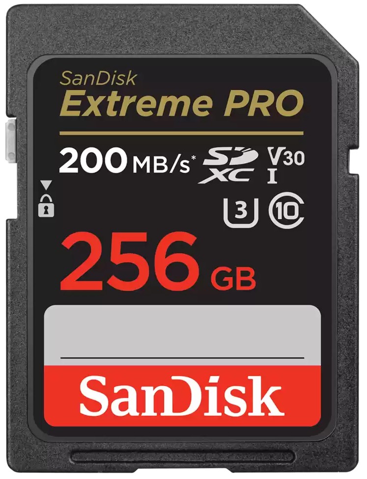 Карта пам'яті SANDISK Extreme Pro 256GB SDXC Class 10 UHS-I U3 V30 (SDSDXXD-256G-GN4IN) в Києві