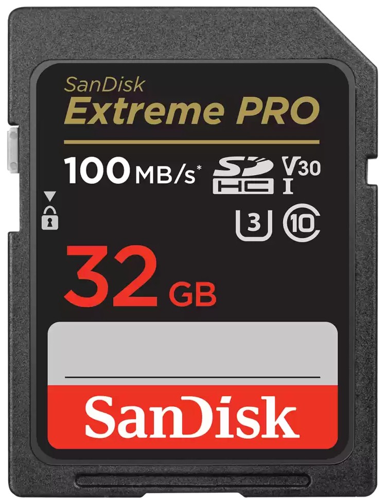 Карта пам'яті SANDISK Extreme Pro 32GB SDXC Class 10 UHS-I U3 V30 (SDSDXXO-032G-GN4IN) в Києві