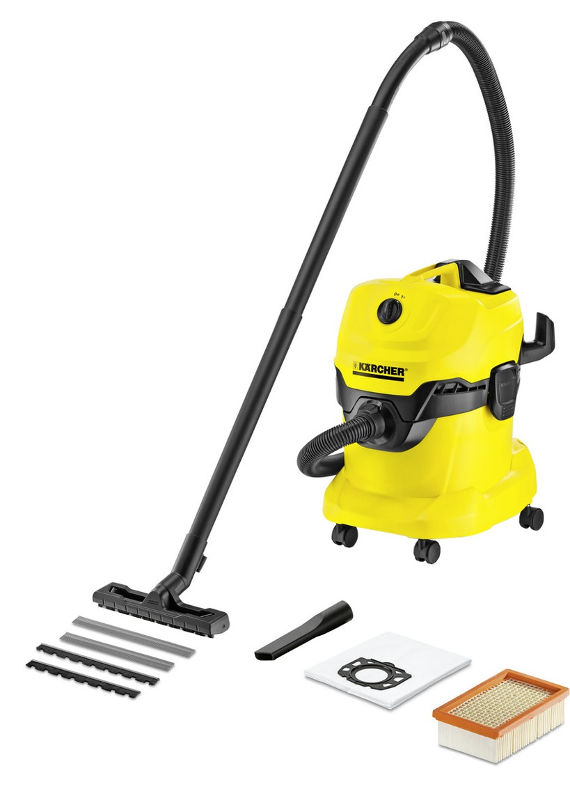 

Пылесос хозяйственный KARCHER WD 4+органайзер (9.611-319)