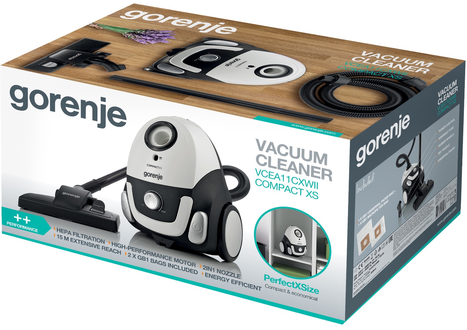 Пилосос GORENJE VCEA11CXWII · 5