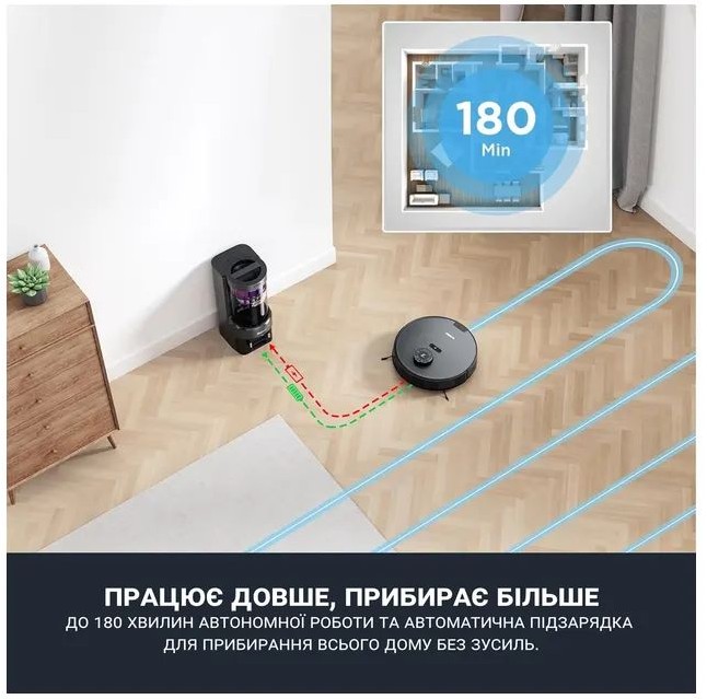 Пилосос-робот EUREKA E10S · 3