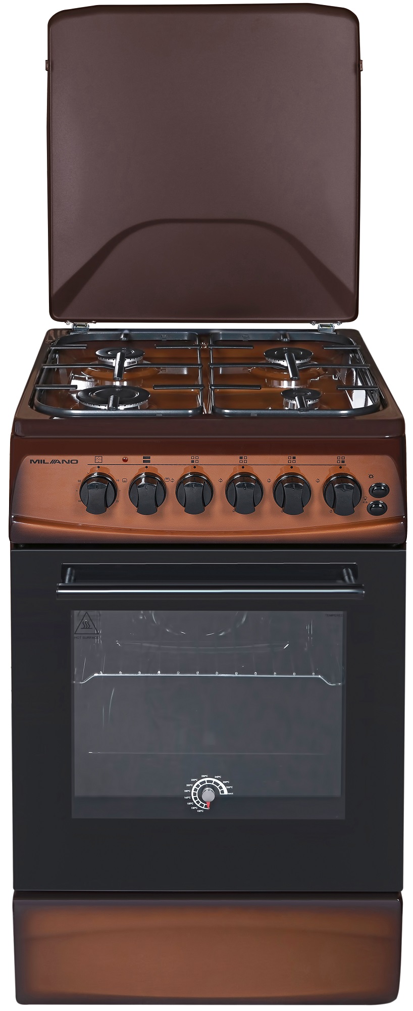 Плита комбінована MILANO ML50 E20 brown в Києві