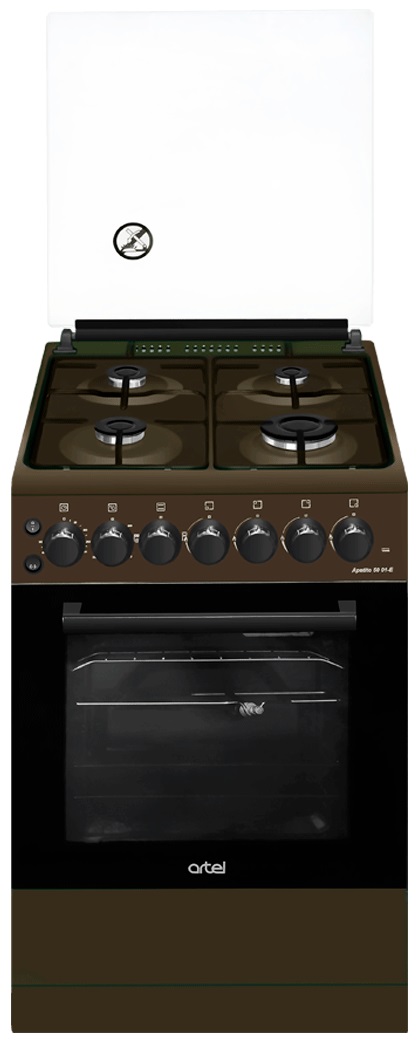 Плита комбинированная ARTEL Apetito 50 01 E Brown в Киеве