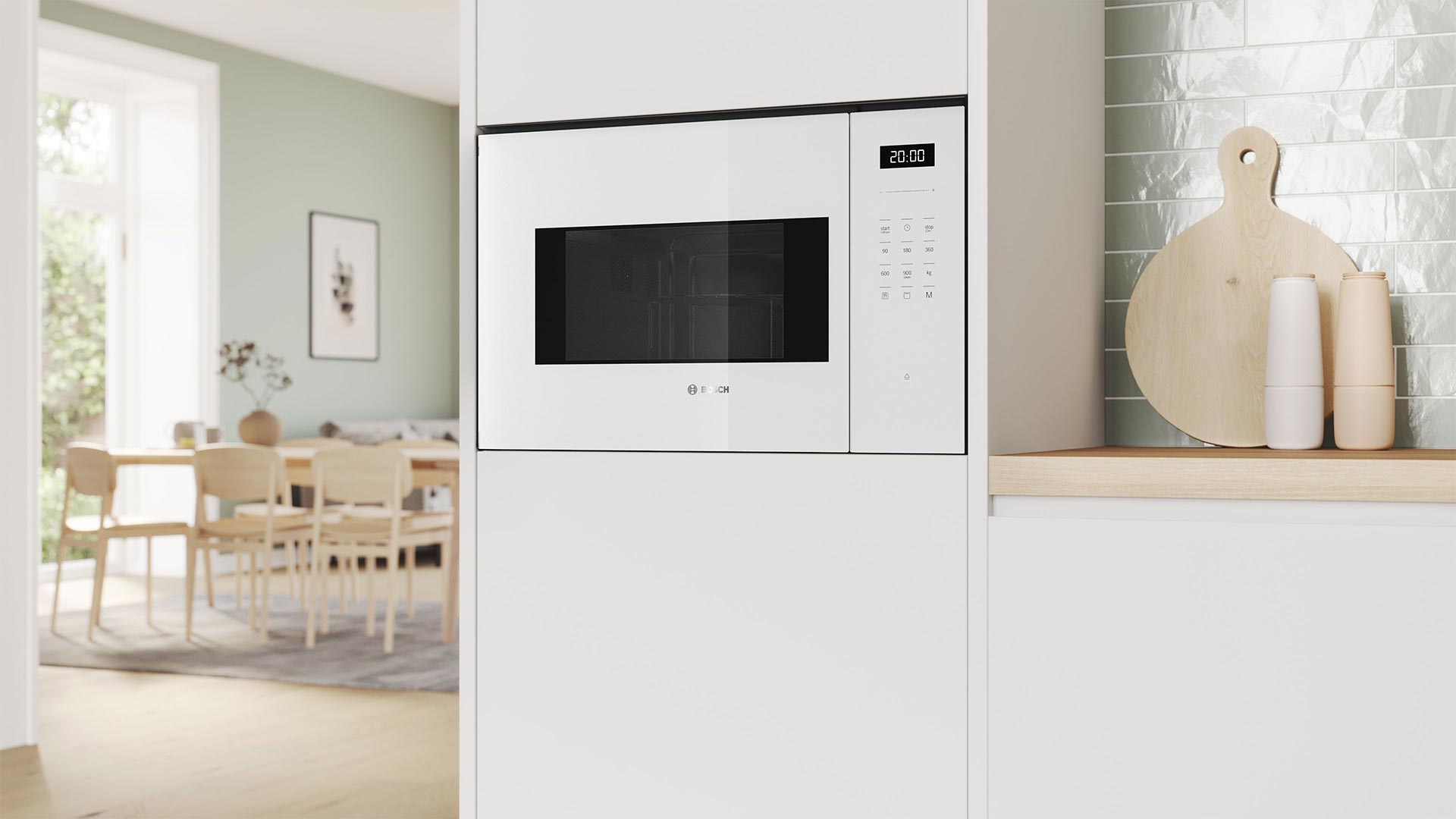 Мікрохвильова піч вбудована BOSCH BEL554MW2 · 5