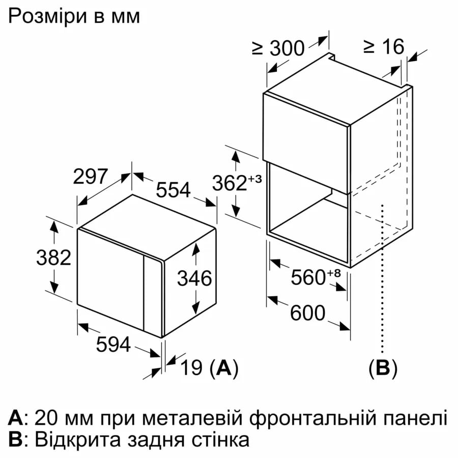 Мікрохвильова піч вбудована BOSCH BEL554MS0 · 6