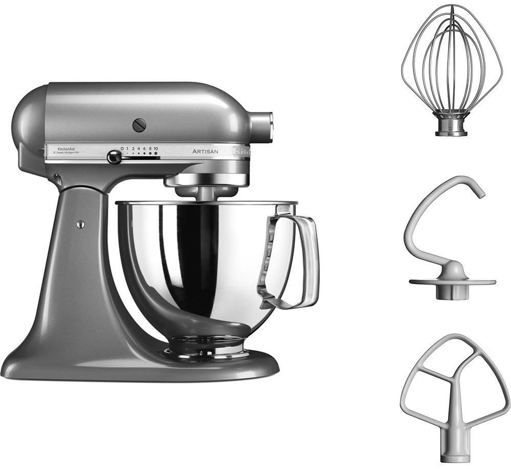 Міксер KITCHENAID Artisan 4.8 л 5KSM125ECU Silver в Києві