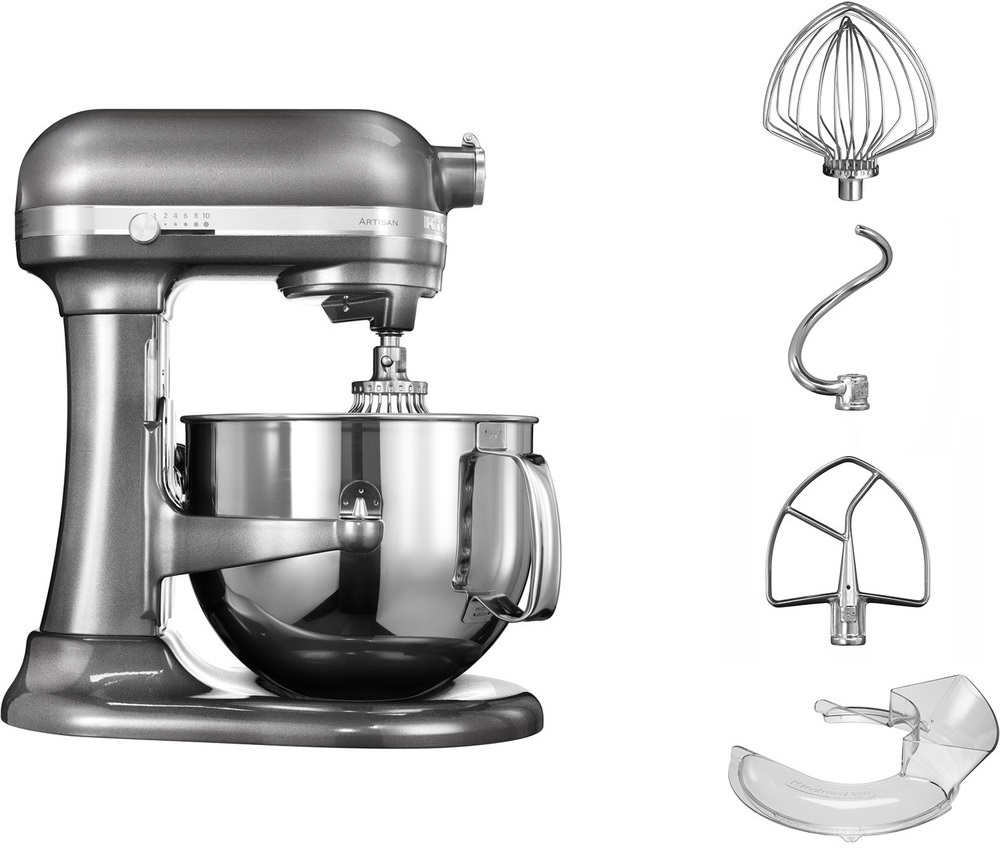 Міксер KITCHENAID Artisan 6,9 л 5KSM7580XEMS Silver в Києві