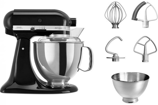 Міксер KITCHENAID Artisan 4.8 л 5KSM175PSEOB Чорний в Києві