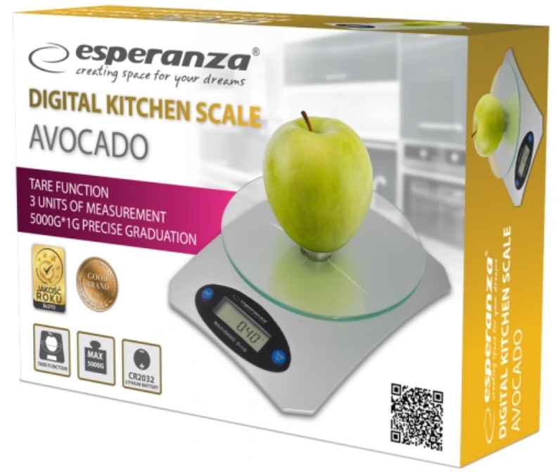 Ваги кухоннi ESPERANZA Avocado EKS006 · 2