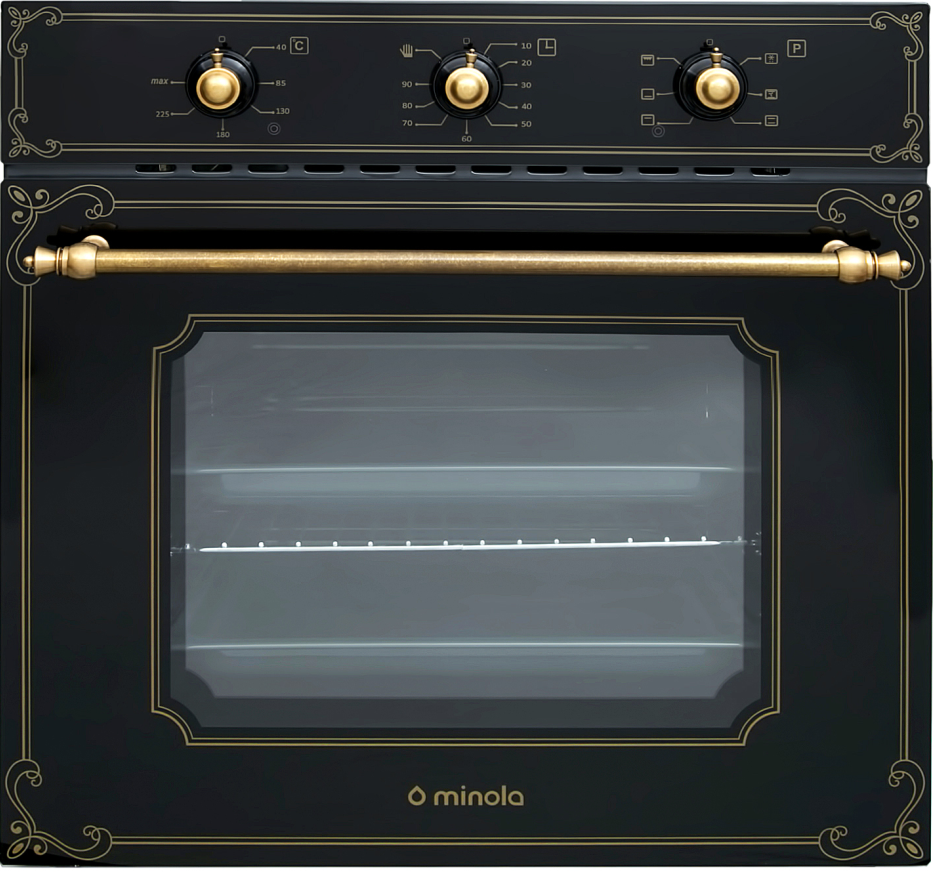 Духова шафа електрична MINOLA OE 66134 BL RUSTIC GLASS в Києві