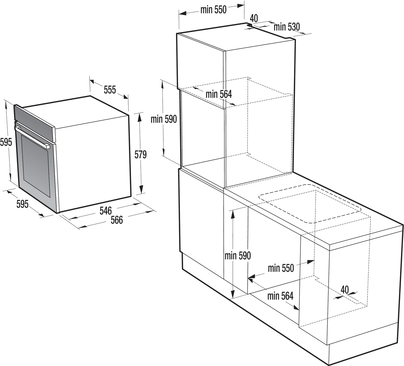 Духова шафа електрична GORENJE BOP798S37BG в Києві