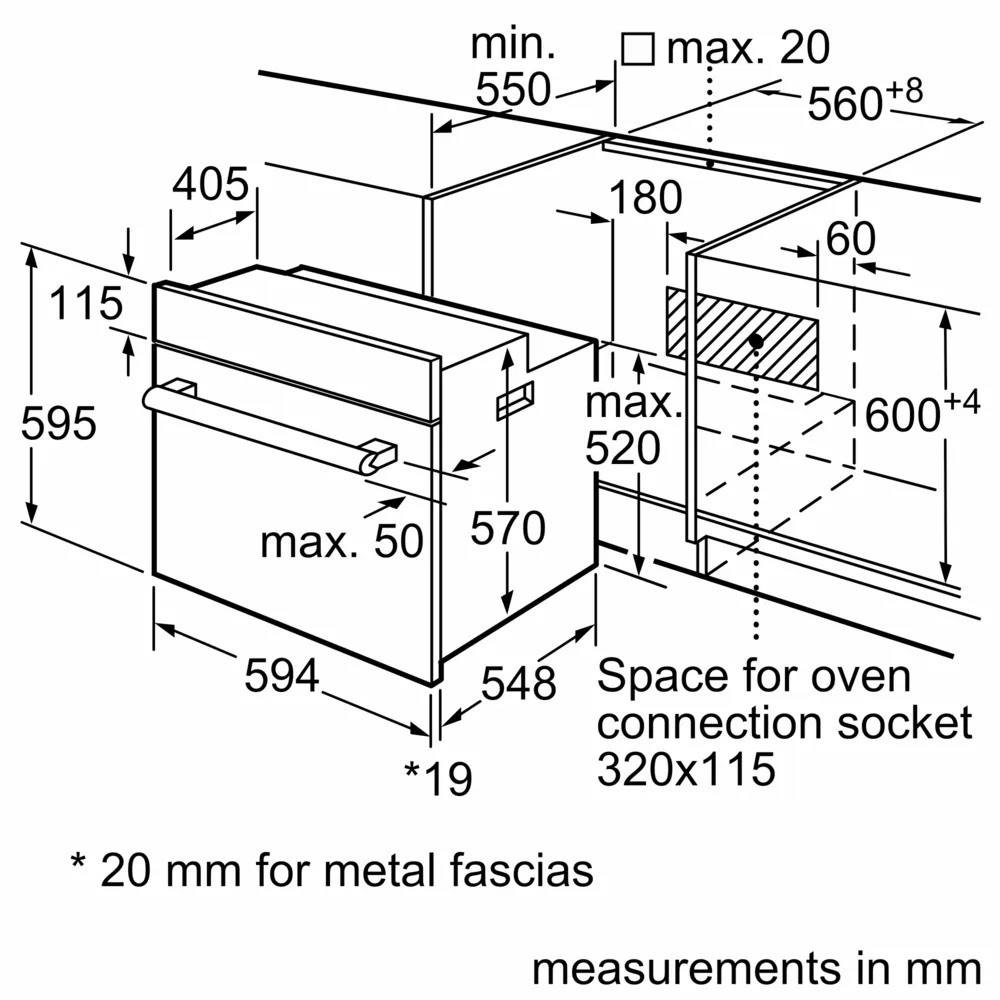 Духова шафа електрична BOSCH HBF512BB1T · 5