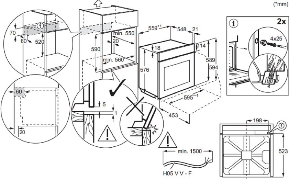 Духова шафа електрична ELECTROLUX LOE8F38Z · 5