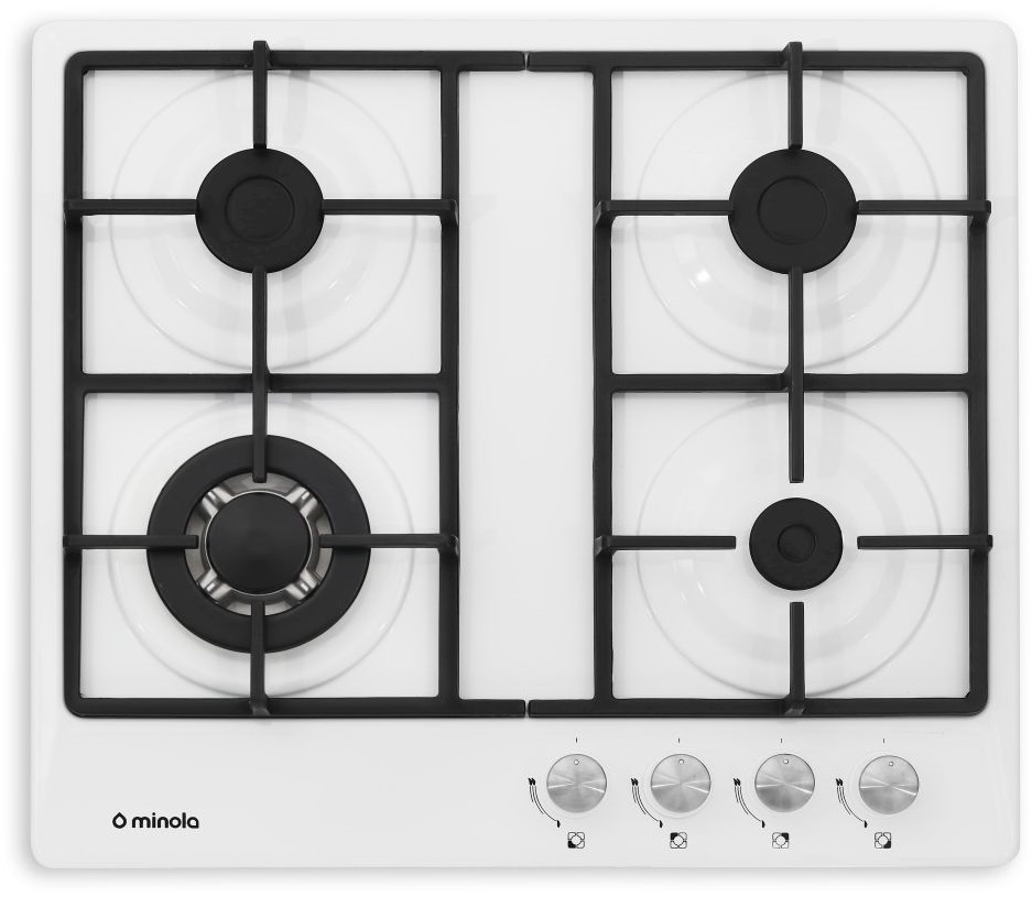 

Поверхность независимая газовая MINOLA MGM 61221 WH