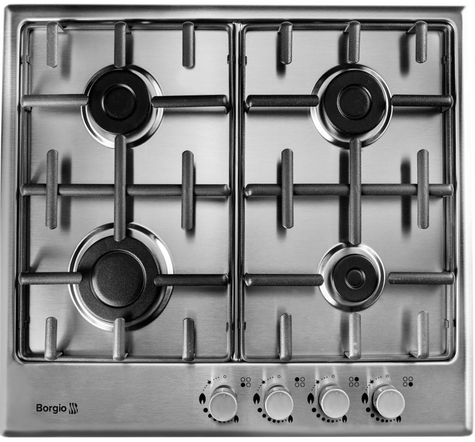 

Поверхность независимая газовая BORGIO 6621 (Inox)