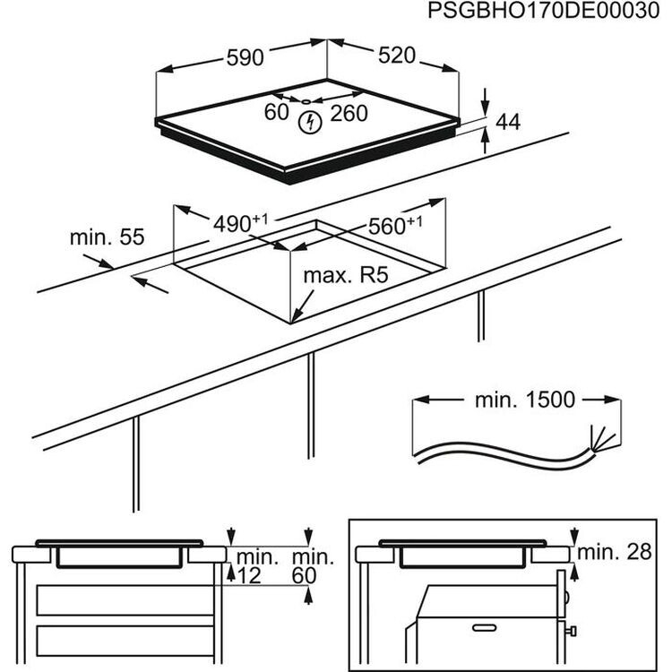 Поверхня індукційна ELECTROLUX EIV63440BW · 4