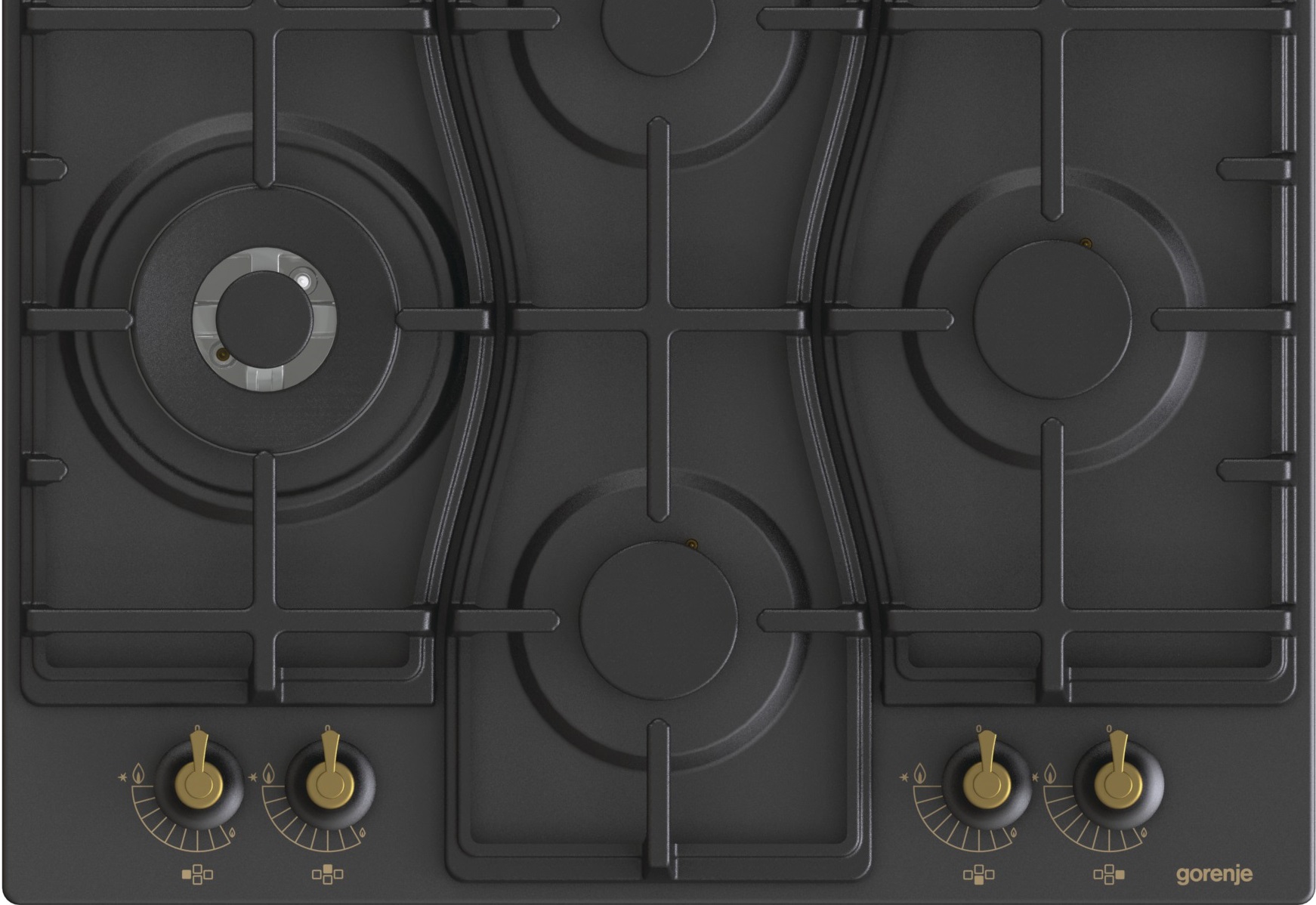 Поверхня газова GORENJE GW6D42CLB · 2
