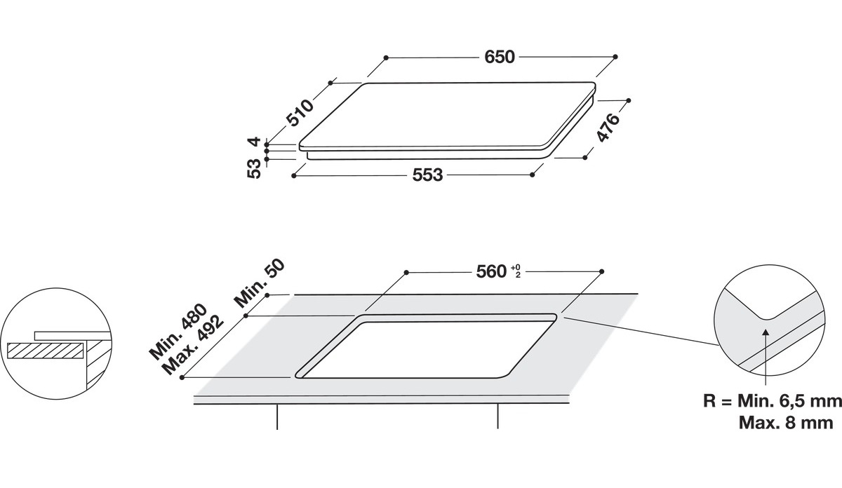 Поверхня індукційна WHIRLPOOL SMO 658C/BT/IXL · 3