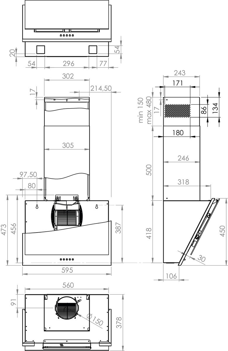 Витяжка GORENJE WHI6SYB · 5