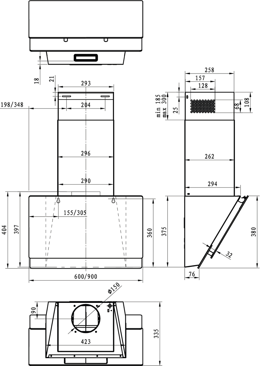 Витяжка GORENJE WHI649EXBG · 5