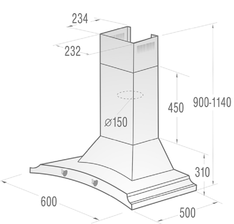 Витяжка GORENJE DK 63 MCLB · 3