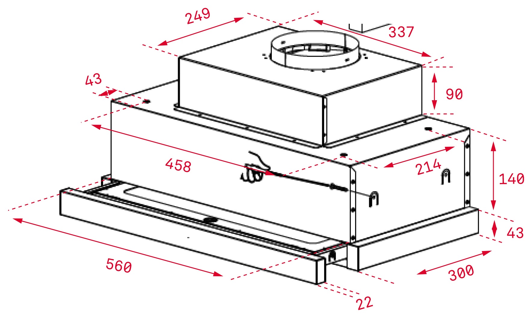 Вытяжка Teka CNL 6815 Plus