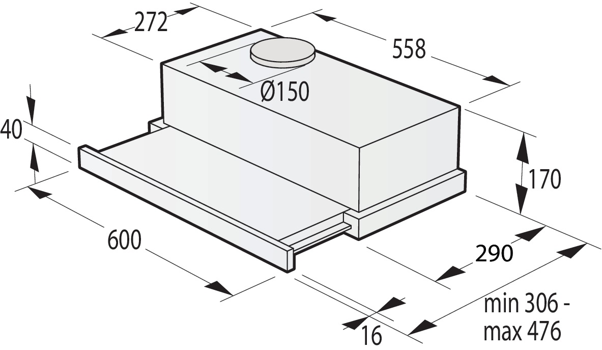 Витяжка GORENJE TH64E4BG · 6