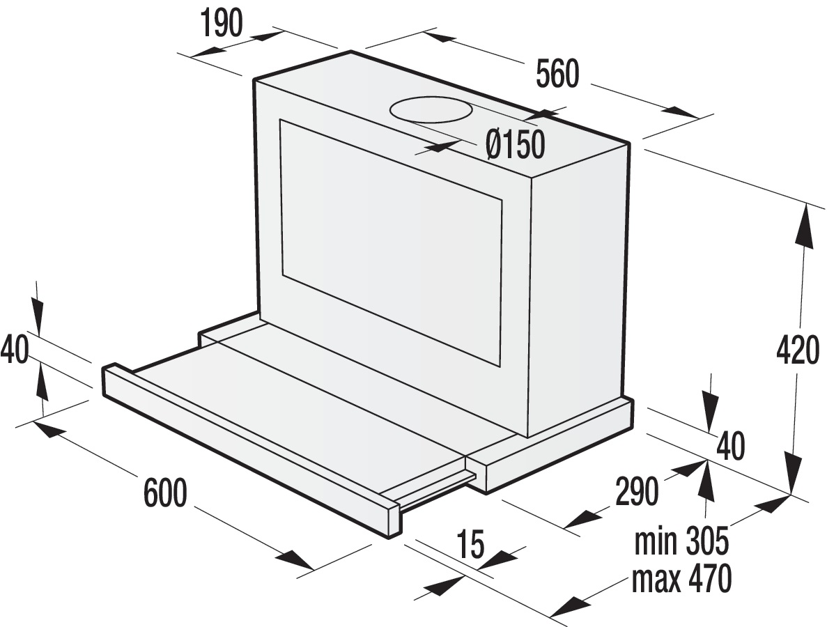 Витяжка GORENJE BHP623E8X · 2