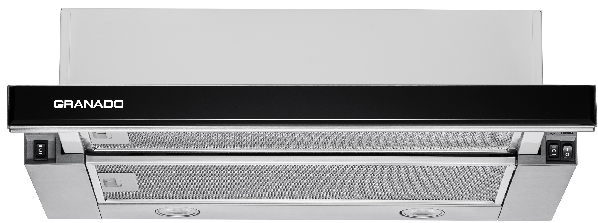 Вытяжка  GRANADO Telde 603-700 inox black glass в Киеве