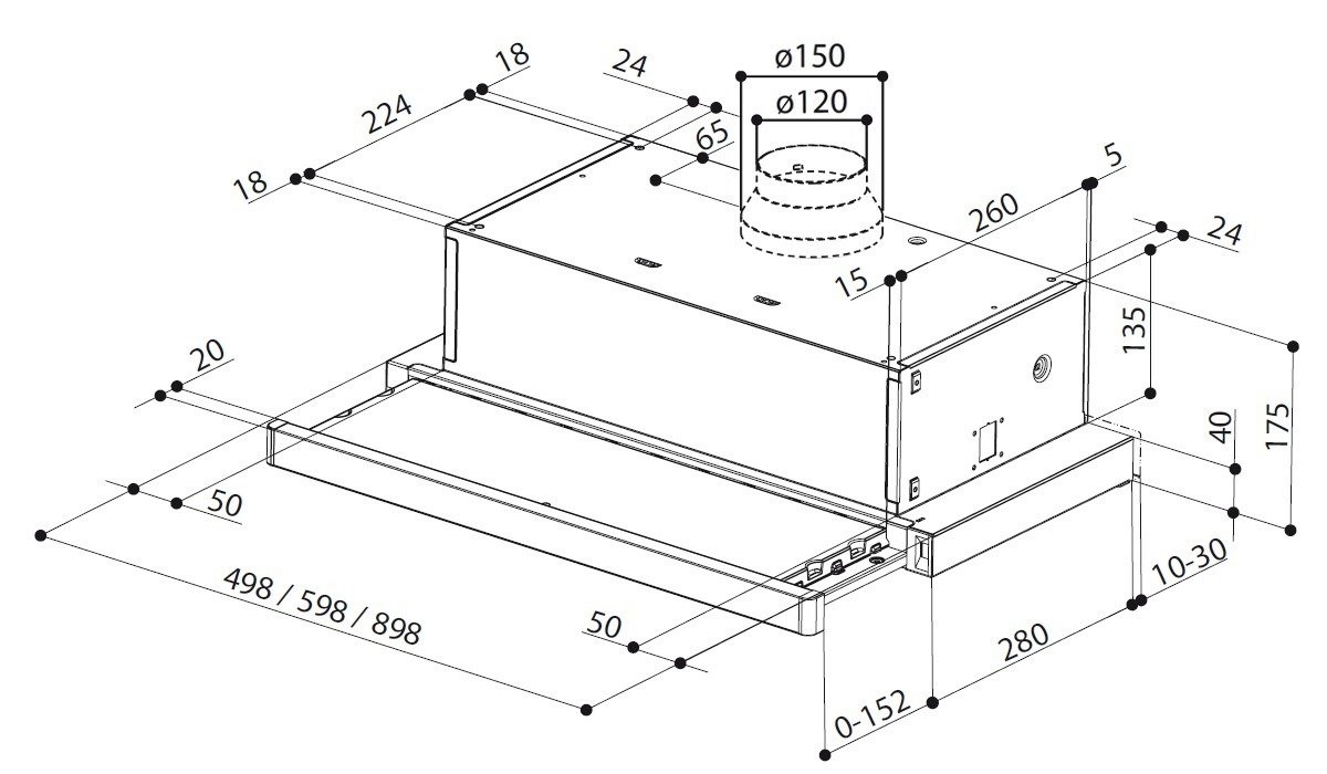 Витяжка FABER Flexa Ng W A60 (315.0635.102) · 4