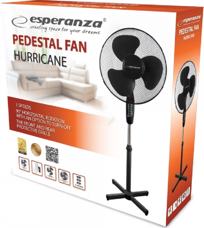 Вентилятор ESPERANZA Hurricane EHF001KK · 3