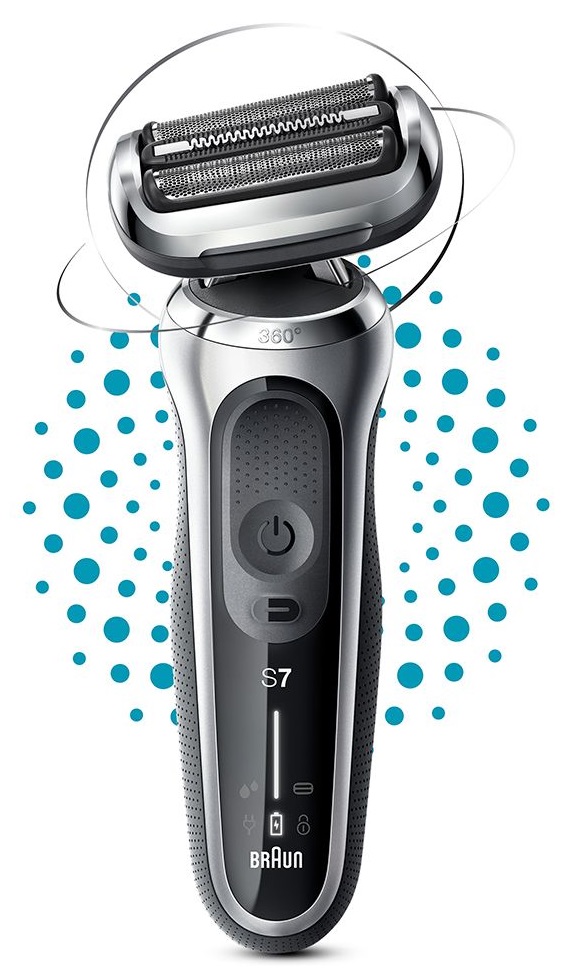 Бритва BRAUN Series 7 71-S1000s Flex Wet&Dry Silver/Black · 5