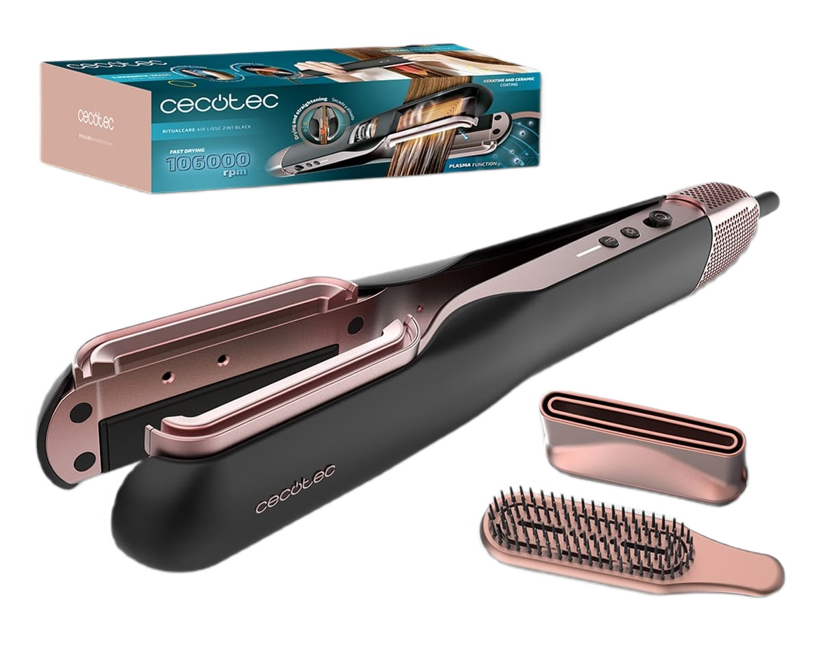 Випрямляч CECOTEC RitualCare Air Lisse 2in1 Black (A01_EU01_100158) в Києві