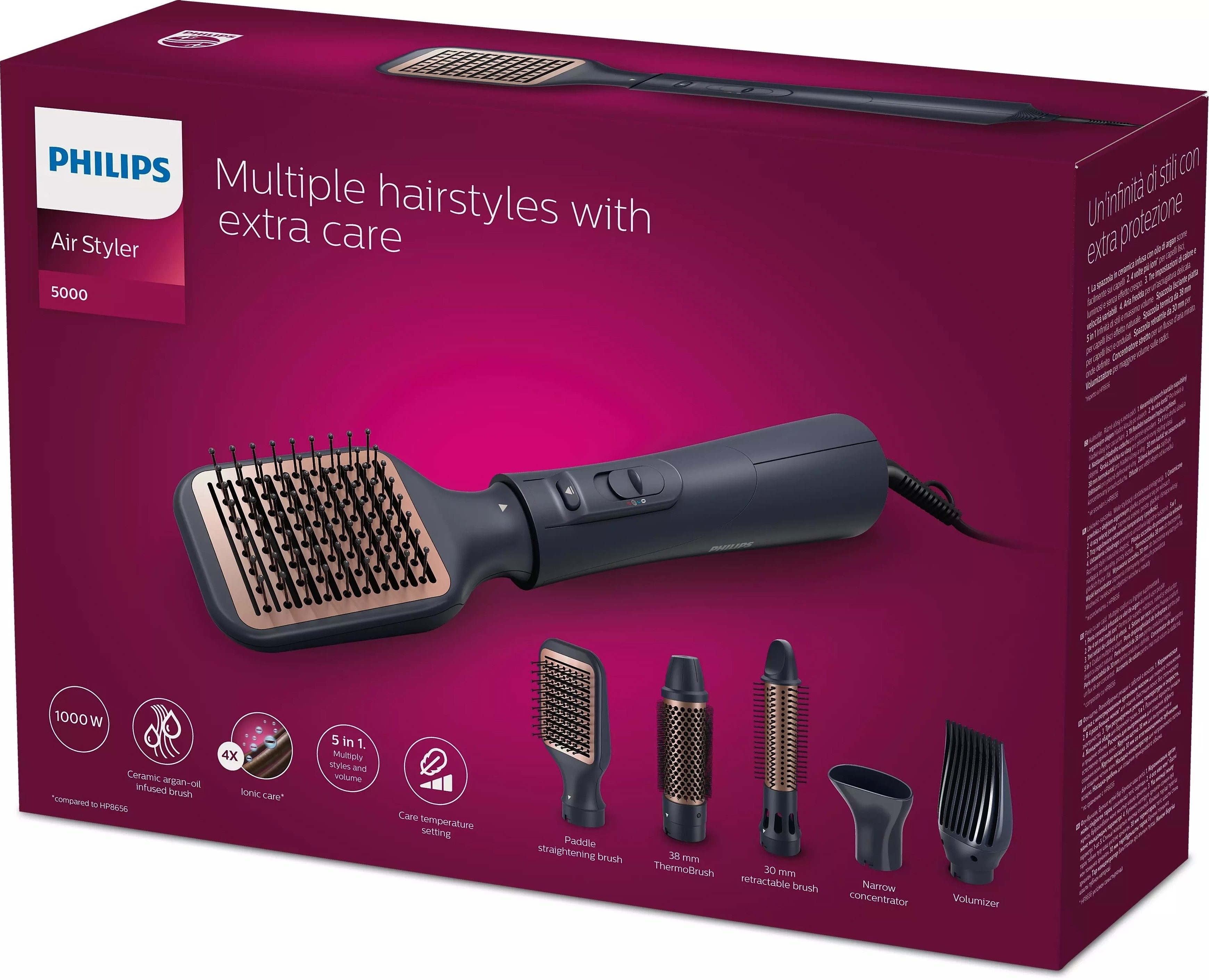 Фен-щітка PHILIPS BHA530/00 · 6