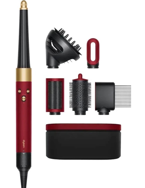 Стайлер DYSON HS08 Airwrap ID Curly Coily Red Velvet/Gold (596928-01)