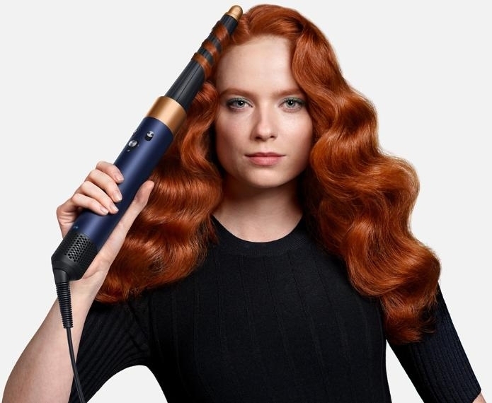 Стайлер DYSON HS08 Airwrap ID Straight Wavy Prussian blue/Rich copper (107163-01) · 4