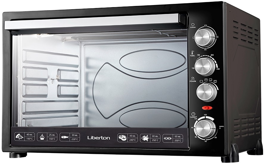 Мини-печь LIBERTON LEO-800 Black в Киеве