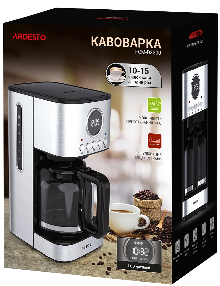 Кавоварка ARDESTO FCM-D3200 · 5