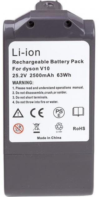 Акумулятор POWERPLANT для пилососу Dyson V10 25.2V 2.5Ah Li-ion (JYX-DYS-LV10) · 3