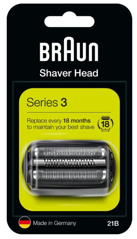 Бритвений блок і сітка BRAUN 21B Series 3 · 2