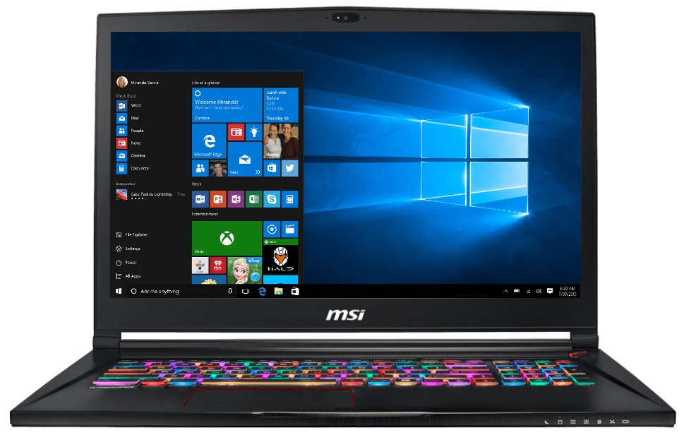 

Ноутбук MSI GS73-8RE Stealth (GS738RE-046UA)