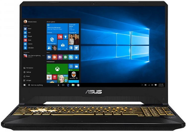 

Ноутбук ASUS TUF Gaming FX505GM-ES040T Gold Steel (90NR0131-M00910)