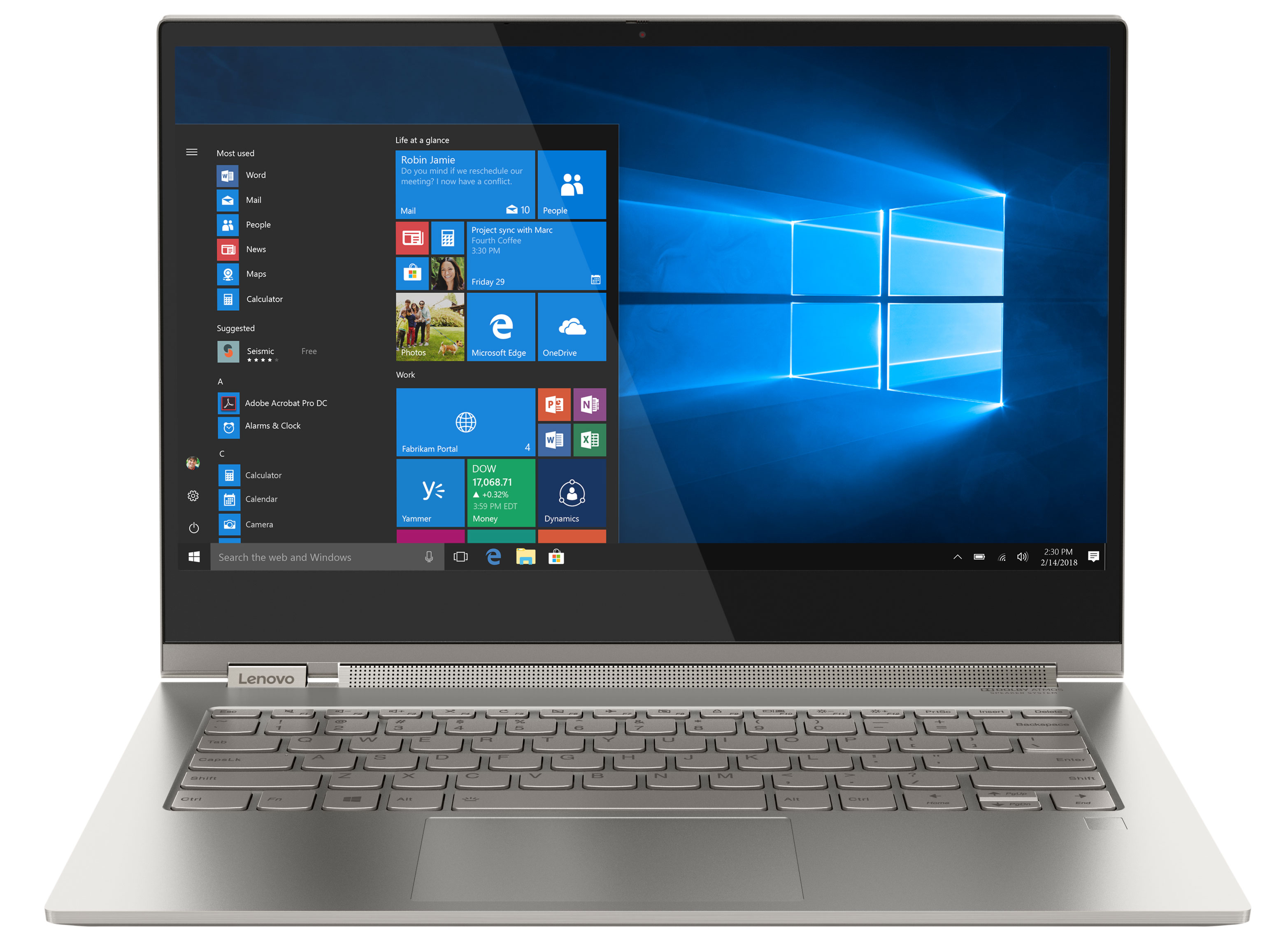 

Ноутбук Lenovo Yoga C930 Mica (81C400LLRA)