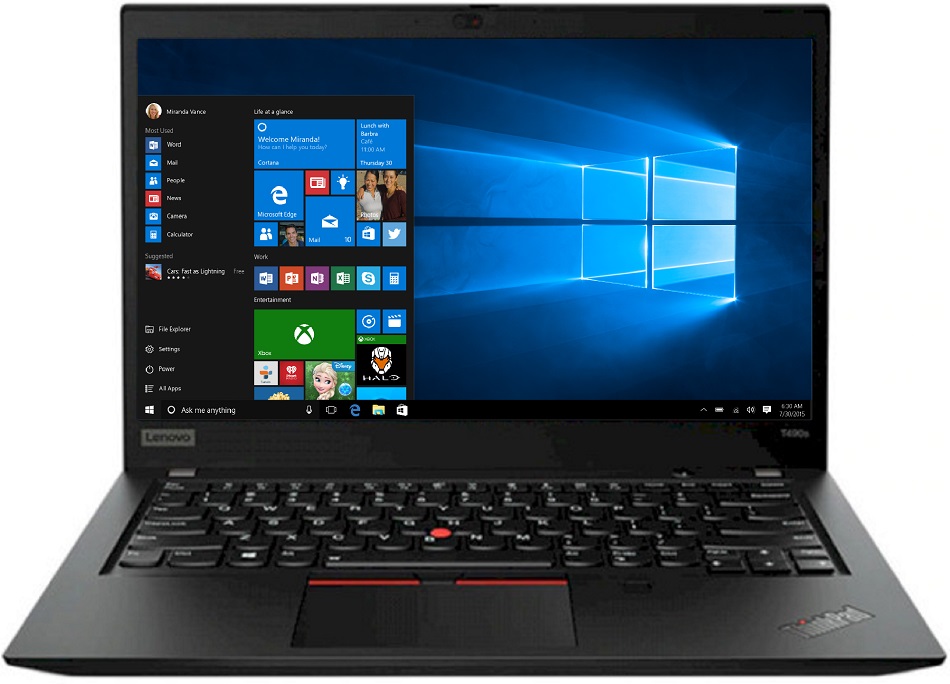 

Ноутбук LENOVO ThinkPad T490s Black (20NX003CRT)