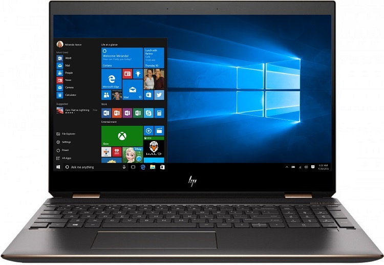

Ноутбук HP Spectre x360 15-df0039ur Dark Ash Silver (6BM06EA)