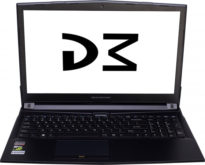 

Ноутбук DREAM MACHINES Clevo G1050Ti-15 Black (G1050TI-15UA42)