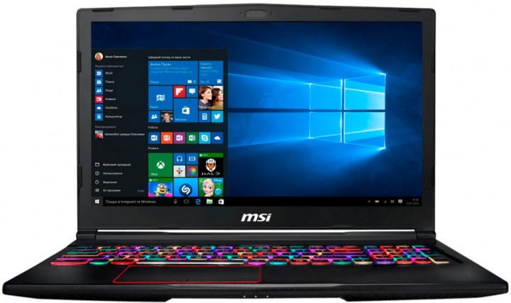 

Ноутбук MSI GE63 Raider RGB 8SE Black (GE638SE-653UA)