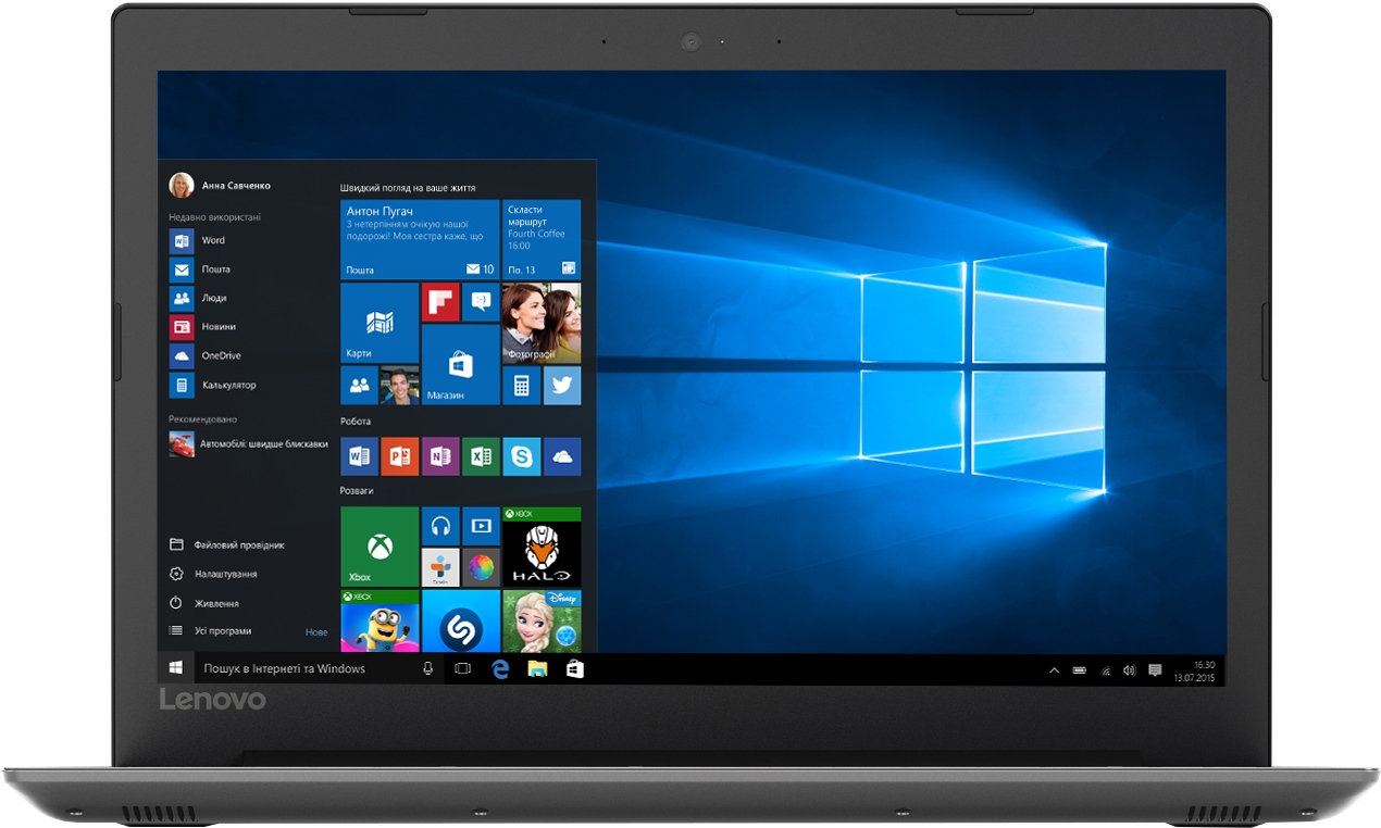 

Ноутбук LENOVO IdeaPad 330 15 Onyx Black (81D600SFRA)